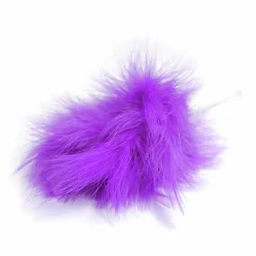 Purple Fluff Feathers (Pack of 6)