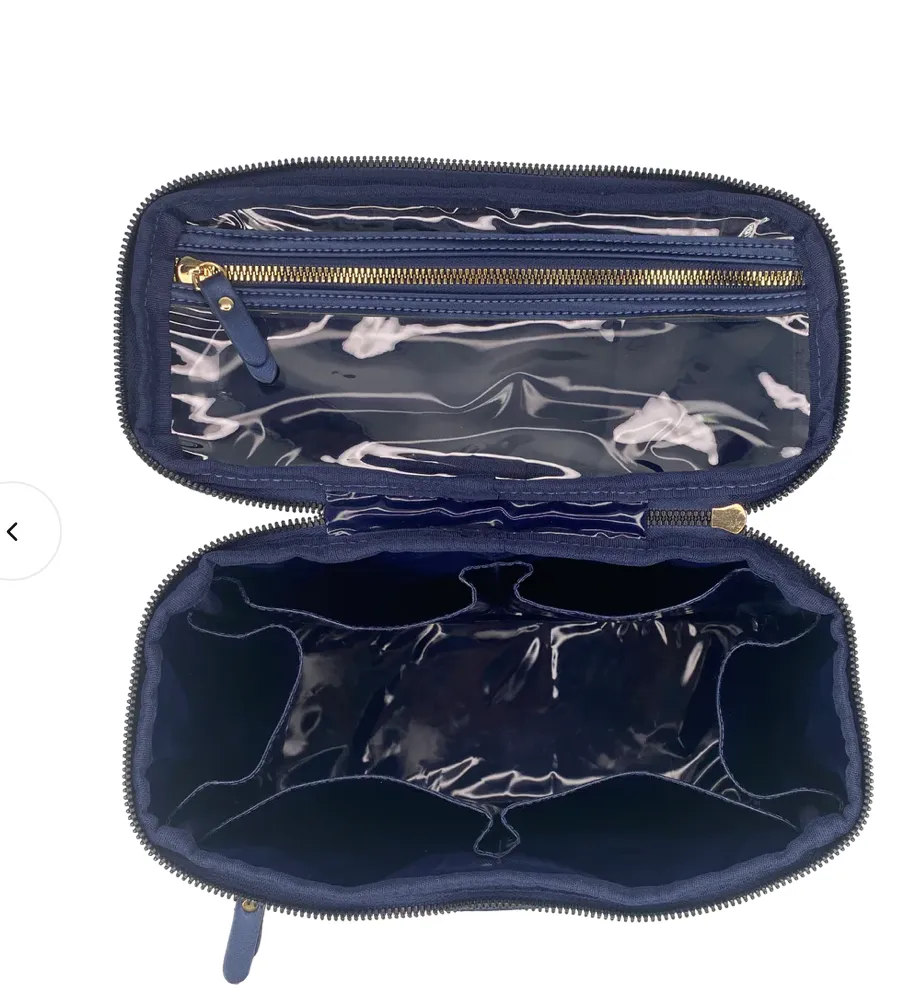 Pursen Classic Train Case Greek Navy