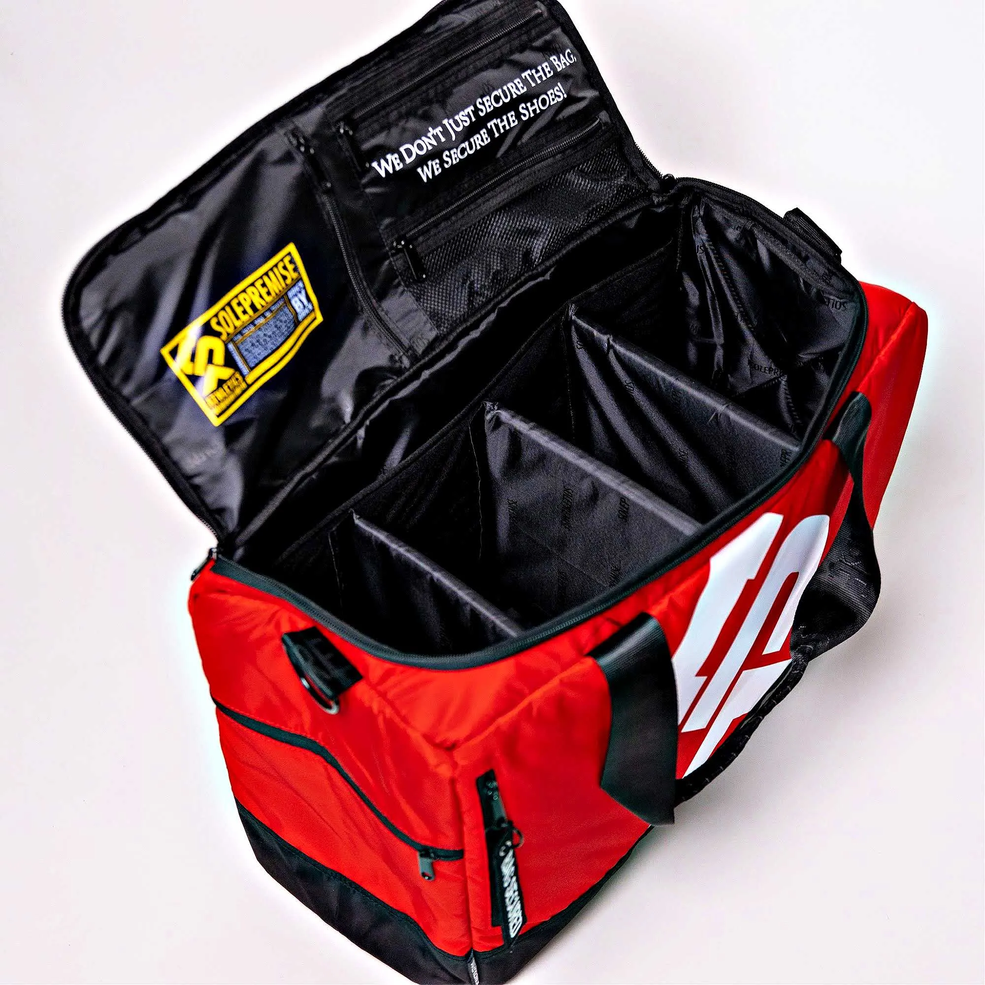 Red Sneaker Duffle Bag