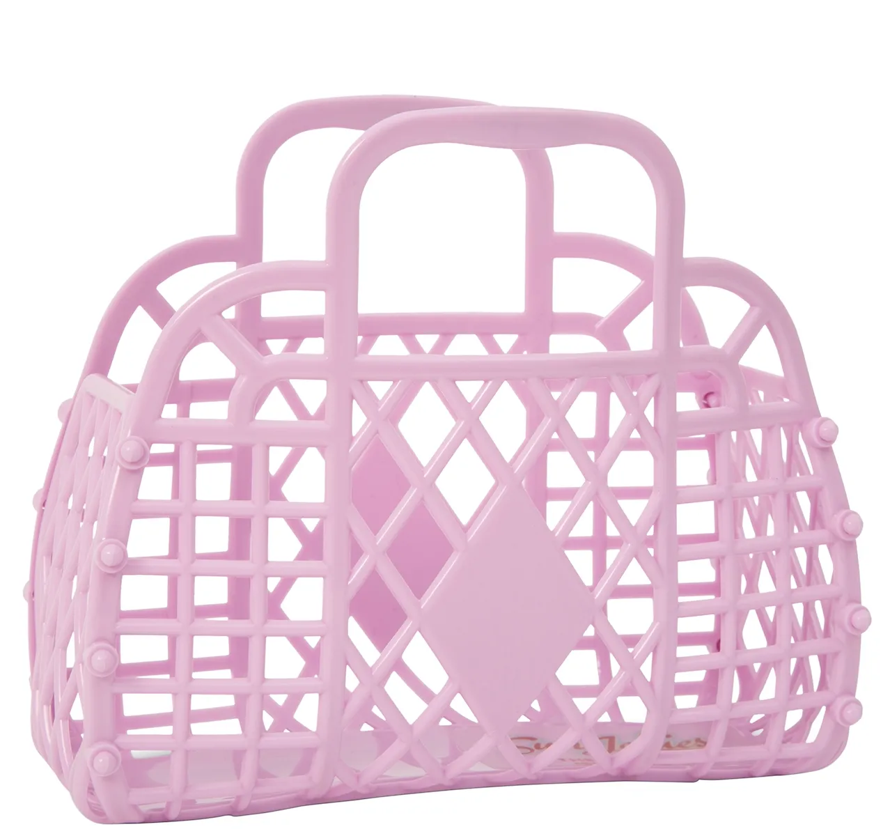 Retro Basket in Lilac - Mini