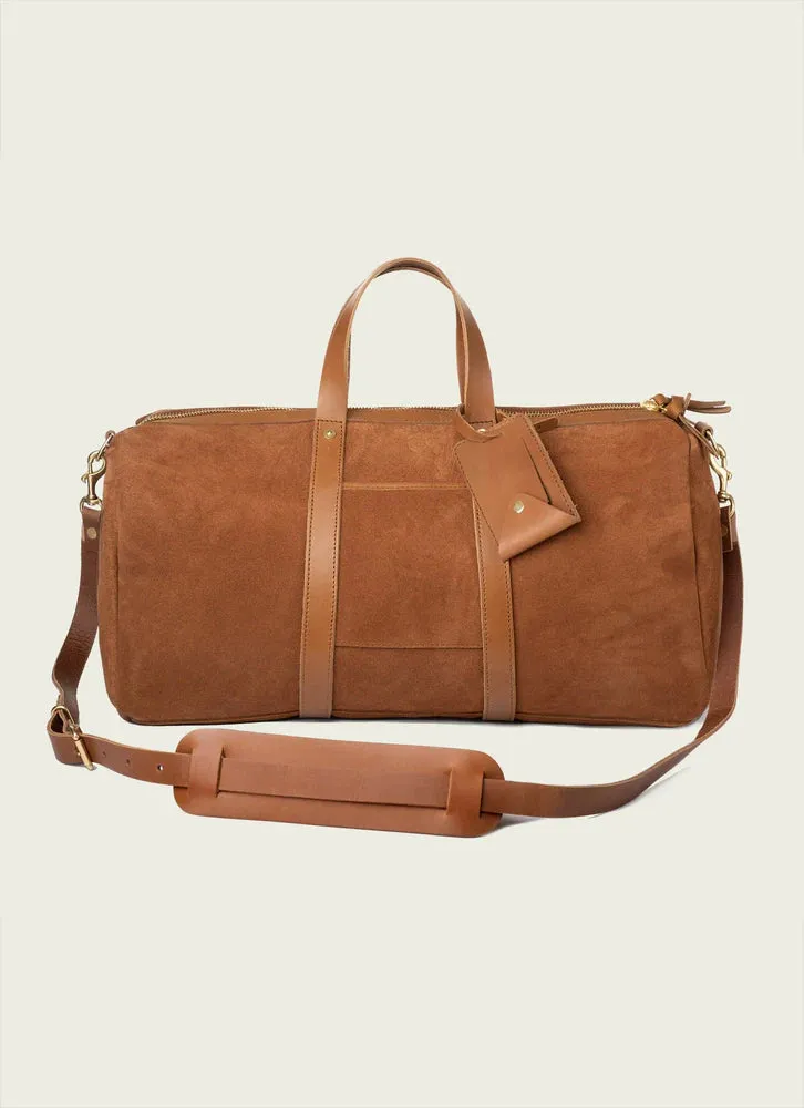 Rough-out Suede PanAm Duffle Bag