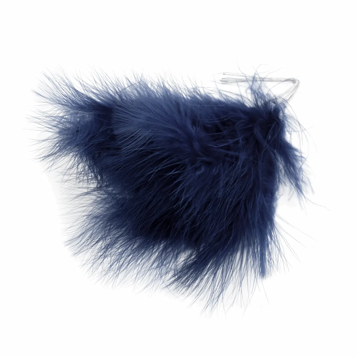 Royal Blue Fluff Feathers (Pack of 6)