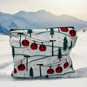 Sandwich Sized Reusable Zippered Bag Ski Lift