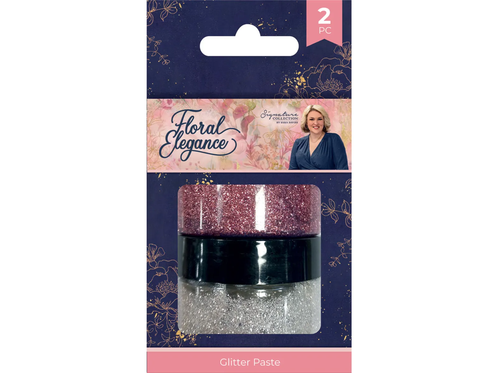 Sara Signature Floral Elegance Glitter Paste (2 Pack)