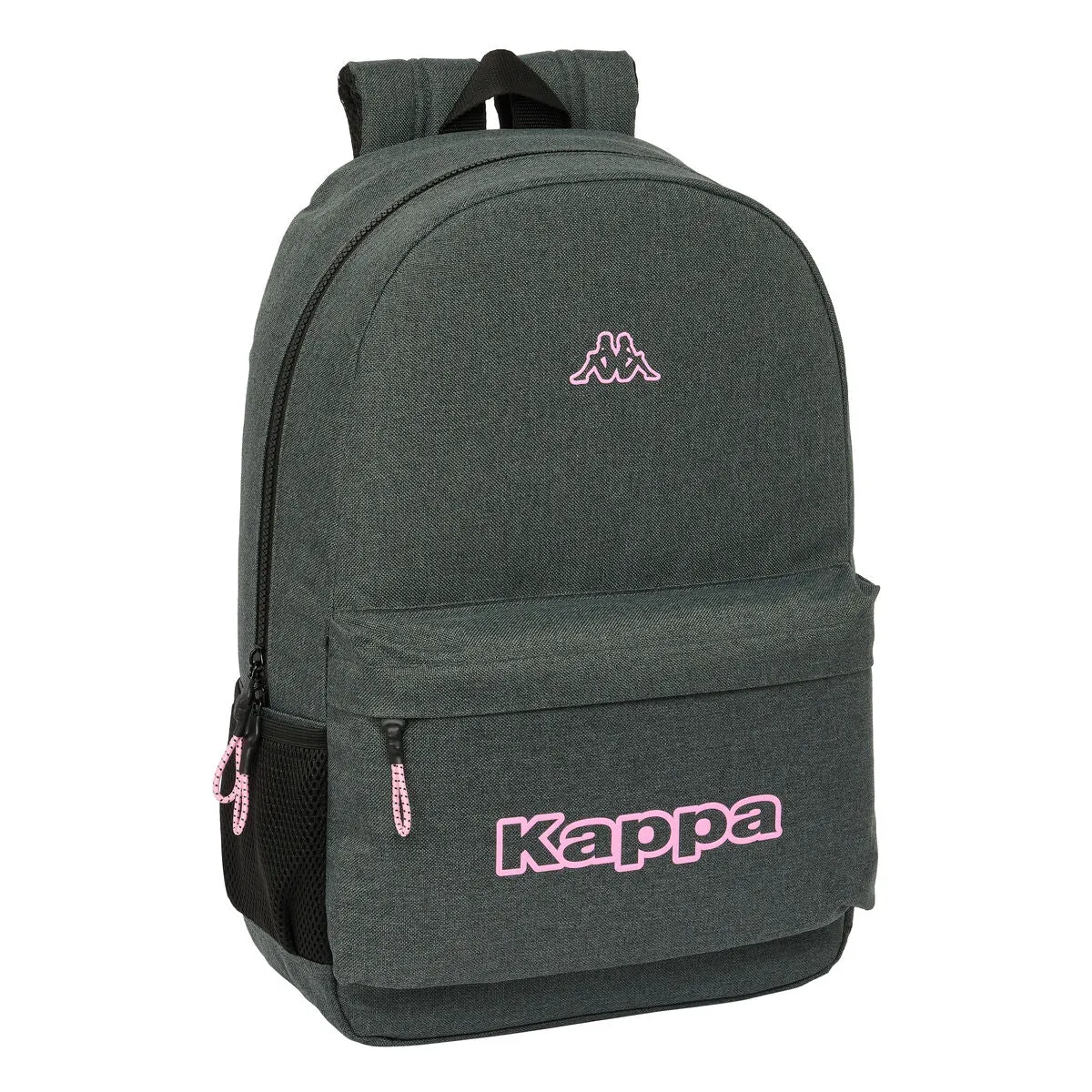 School Bag Kappa Silver pink Grey 30 x 14 x 46 cm