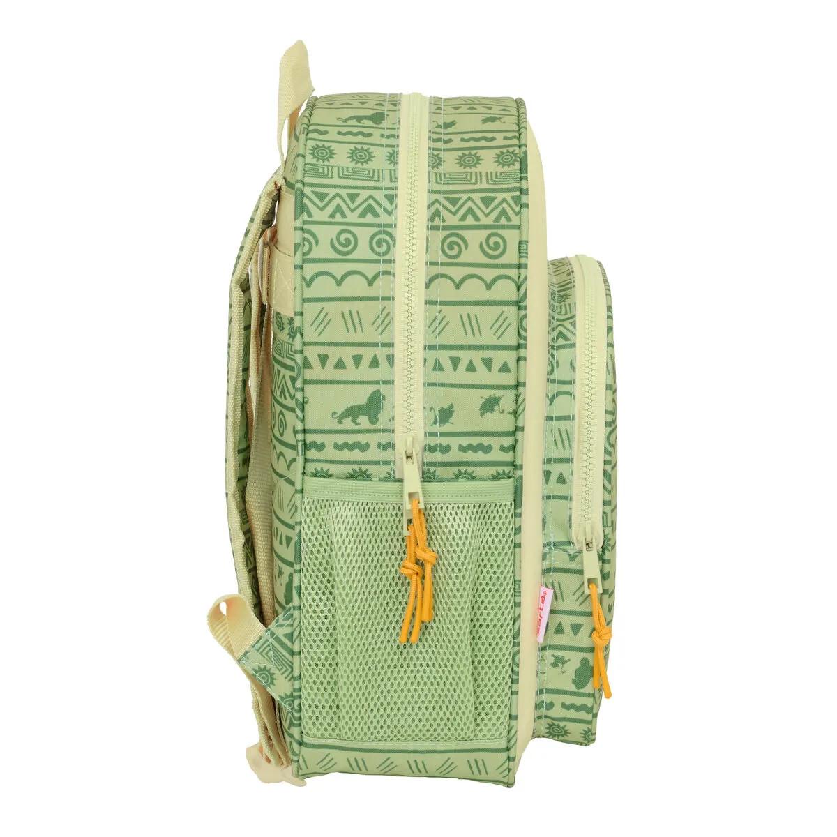 School Bag Mufasa Green Beige 32 x 38 x 12 cm