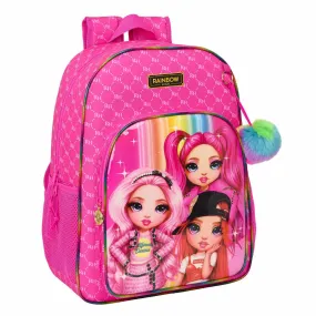 School Bag Rainbow High Fuchsia 33 x 42 x 14 cm