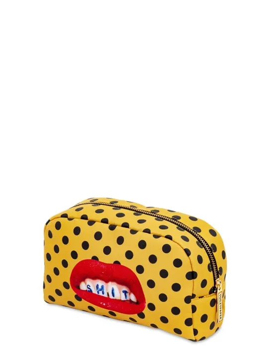 Seletti   Printed makeup bag 