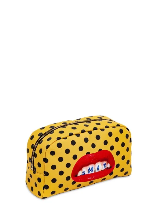 Seletti   Printed makeup bag 