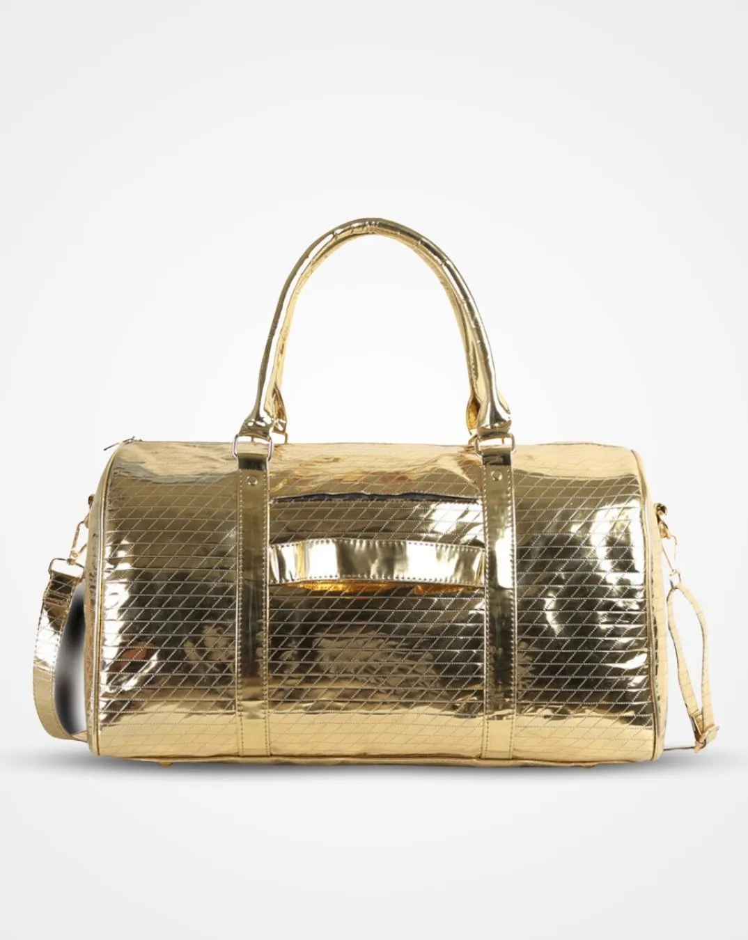 SHIMMER GOLD CABIN BAG WITH TOILETRY KIT - CARRY-ON LUGGAGE