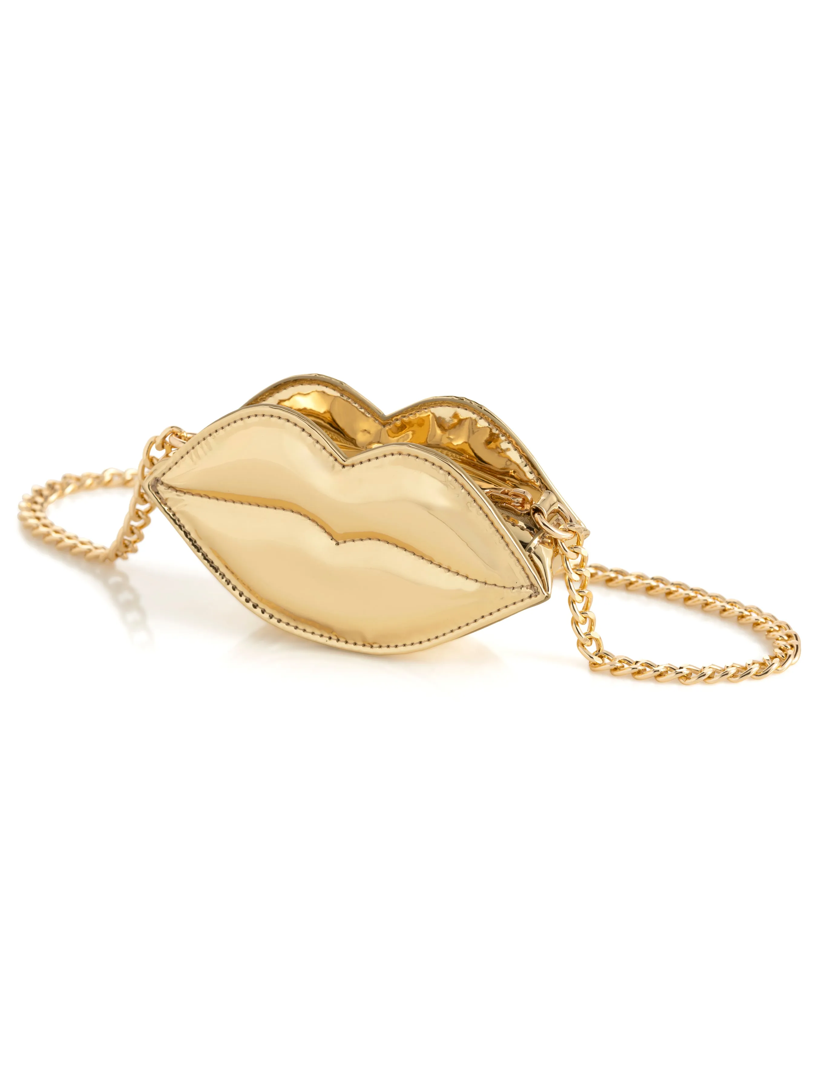 Shiraleah Kiss Mini Bag, Gold