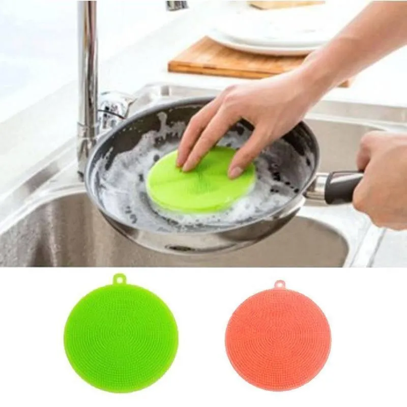 Silicone Multi Purpose Scrubber (Pack Of 4 )