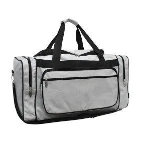 Silver Glitter NGIL Canvas 20" Duffle Bag