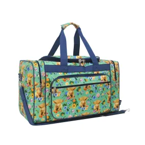 Soft Bovine Beauty Canvas 20" Duffle Bag