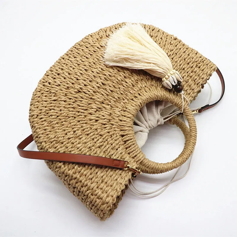 Straw Hand-woven Bohemian Hand Bag