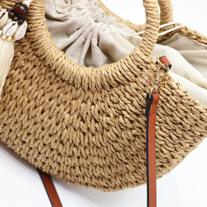 Straw Hand-woven Bohemian Hand Bag