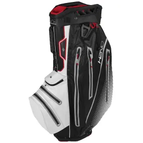 Sun Mountain H2NO Elite Waterproof Cart Bag - Black/White/Red/Silver