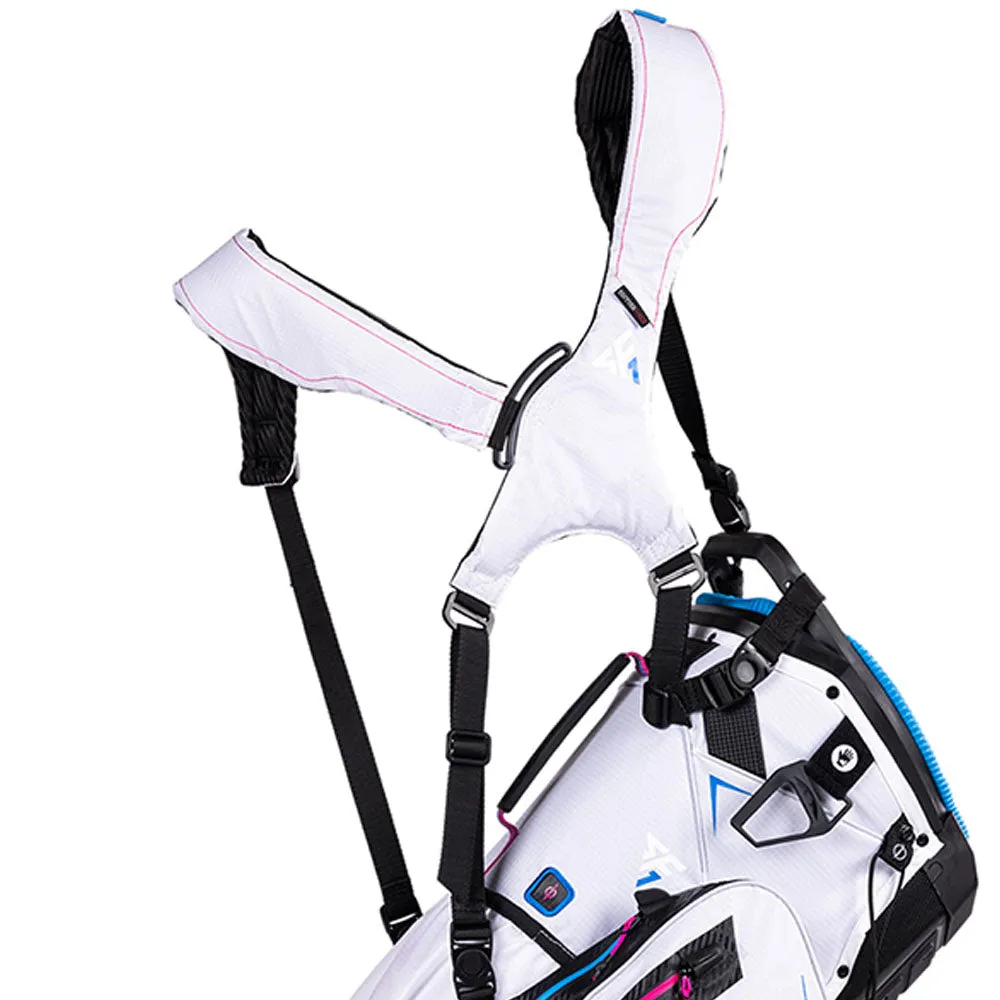 Sun Mountain H2NO Sport Fast Waterproof Stand Bag - White/Cobalt/Pink