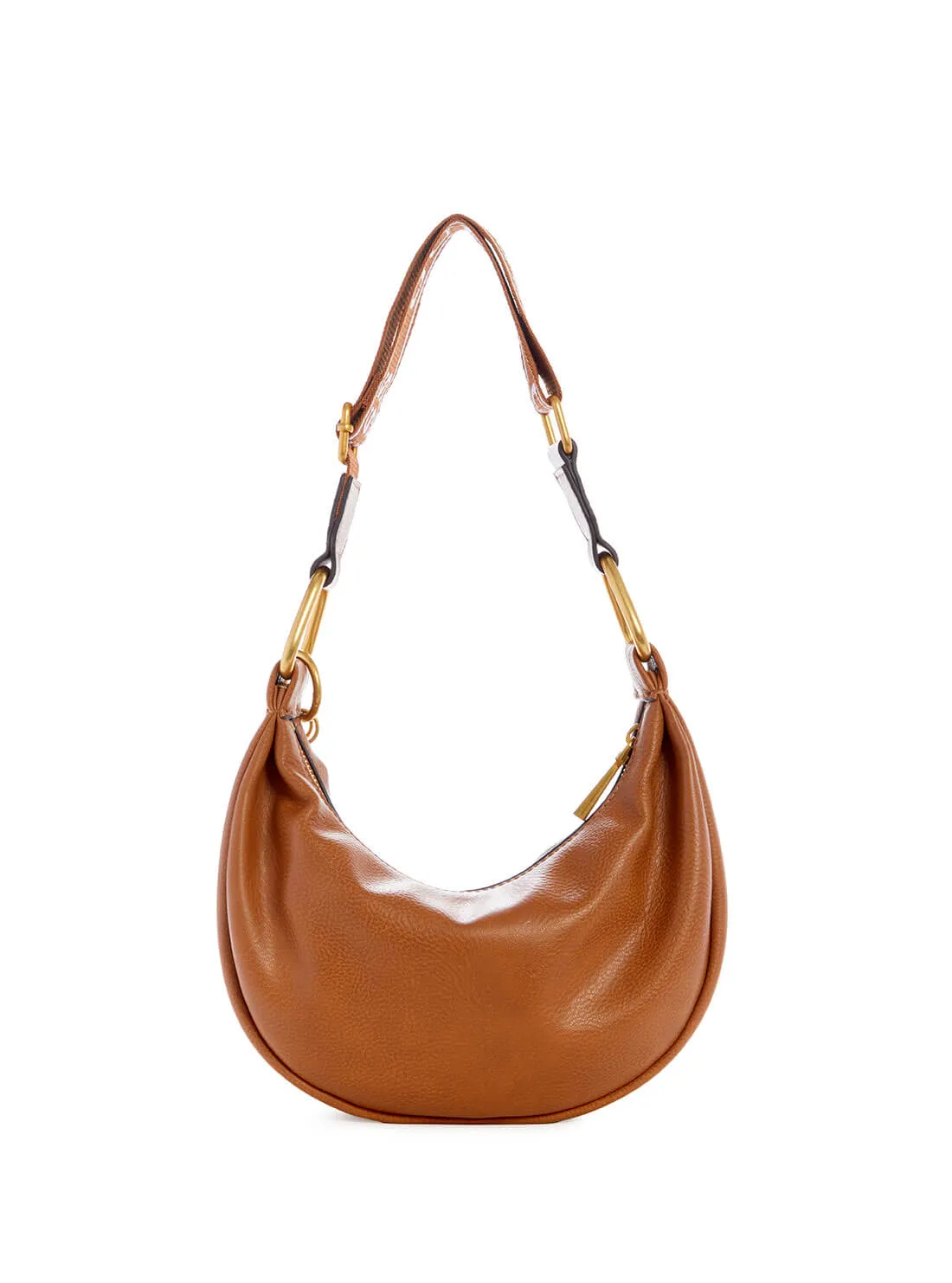 Tan Natalya Mini Hobo Shoulder Bag