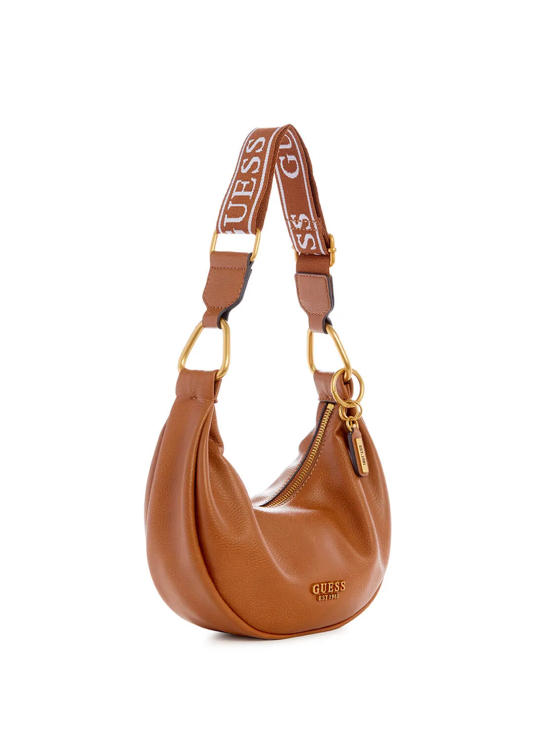 Tan Natalya Mini Hobo Shoulder Bag