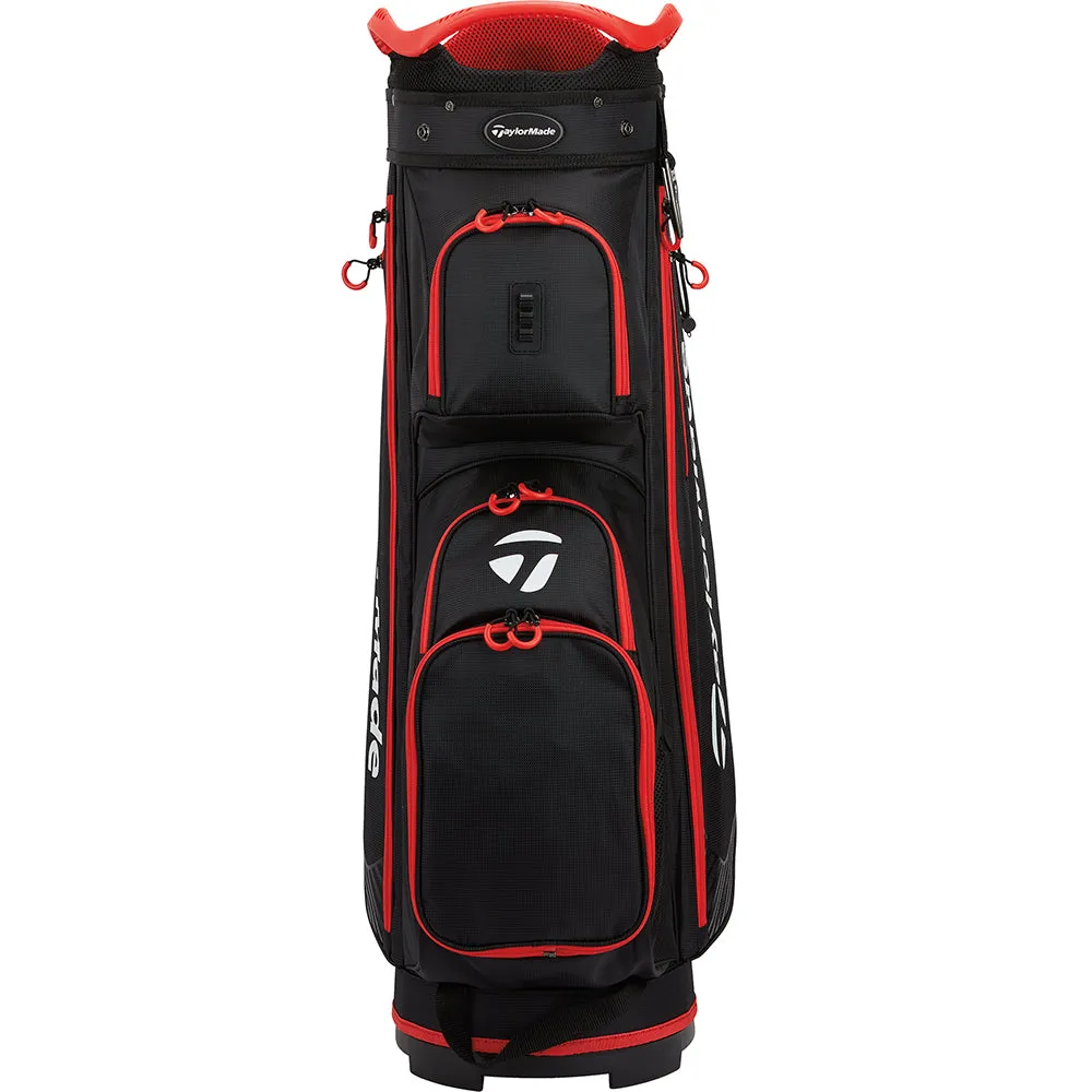 TaylorMade Pro Cart Bag - Black/Red