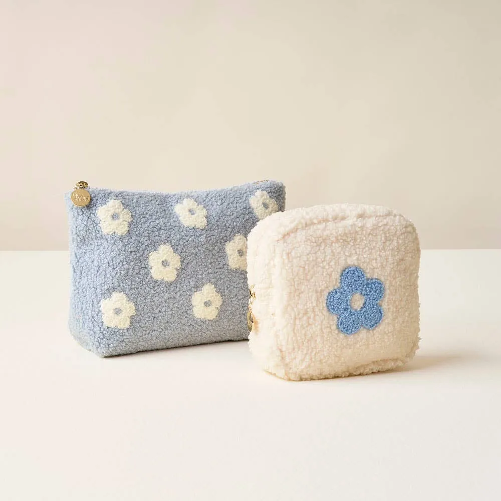 TDE Teddy Pouch in Flower Blue