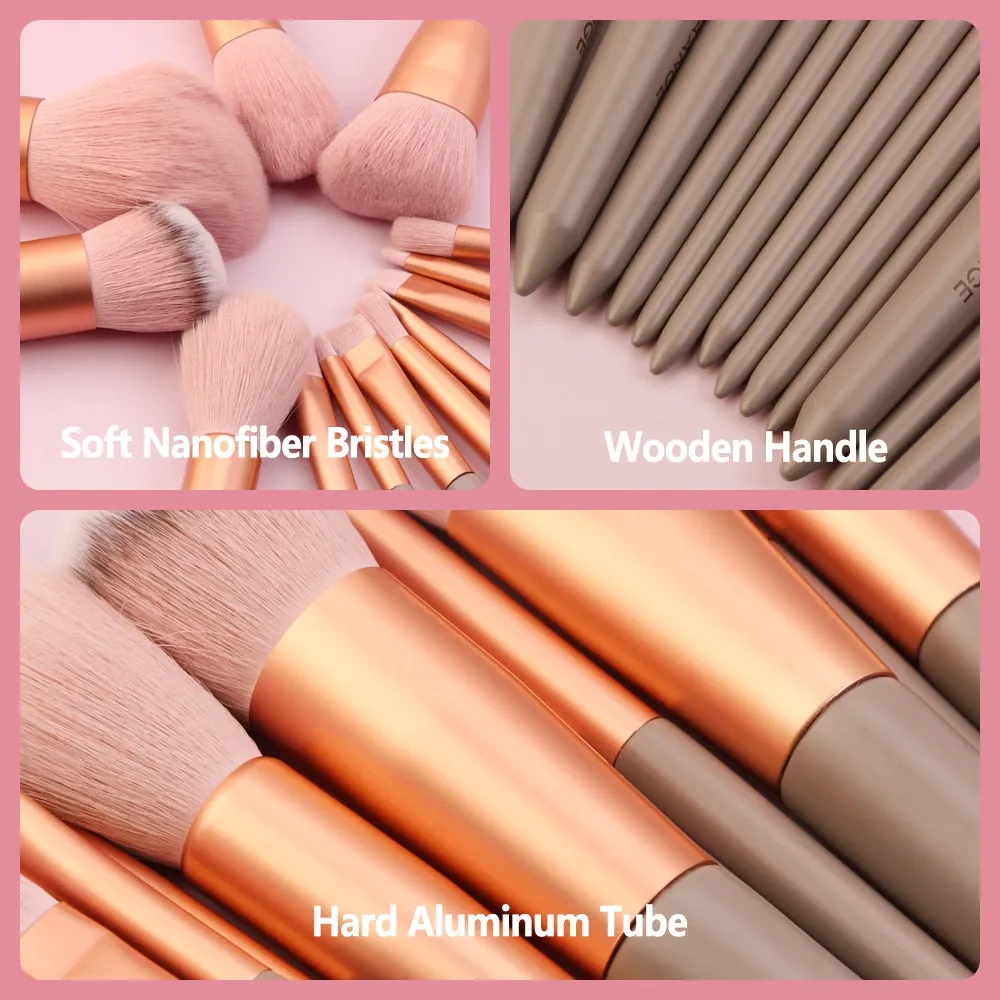 TEEK - Soft Move Makeup Brush Set