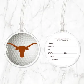 Texas Golf Ball Luggage Tag