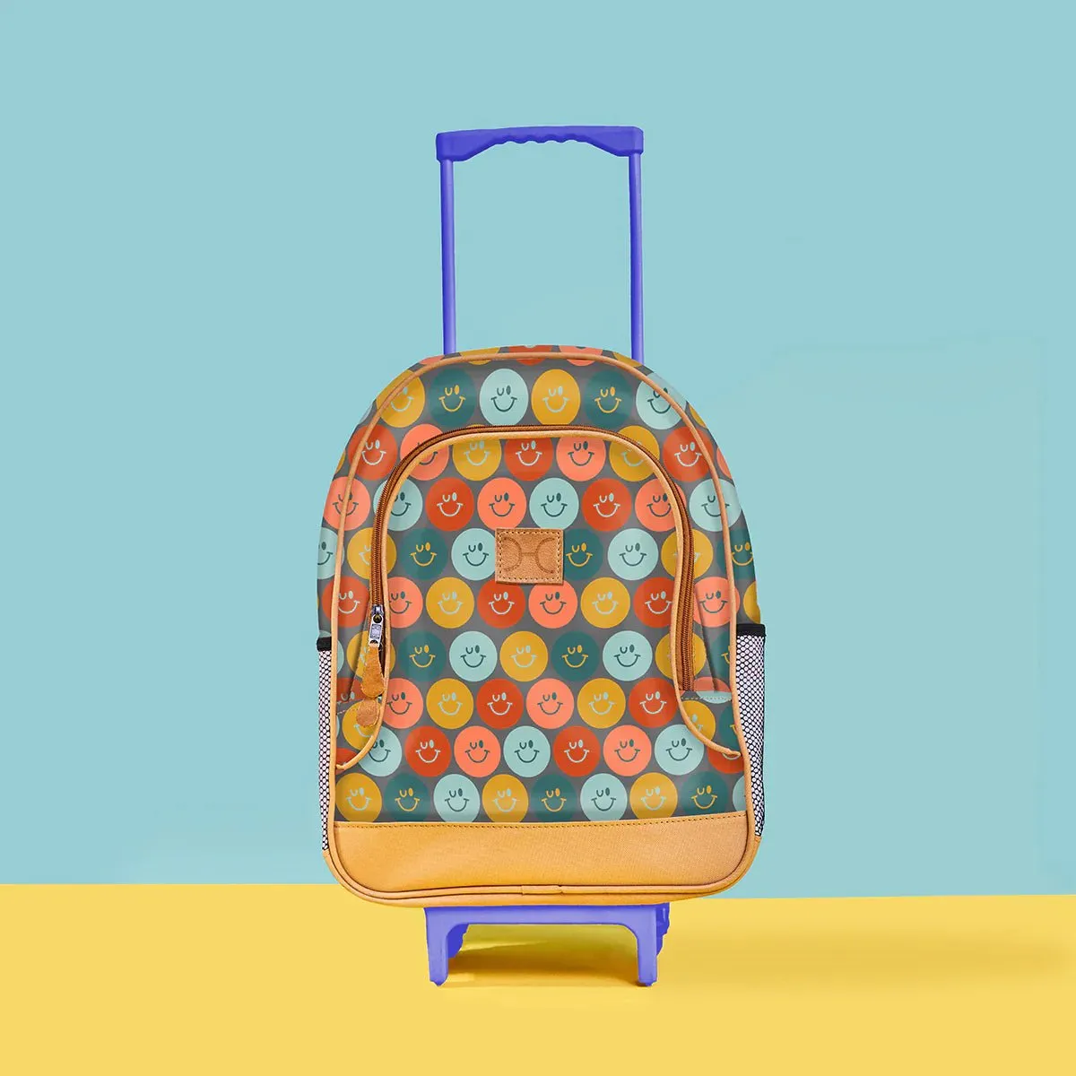 Thandana Laminated Fabric Kid's School Wheelie Backpack