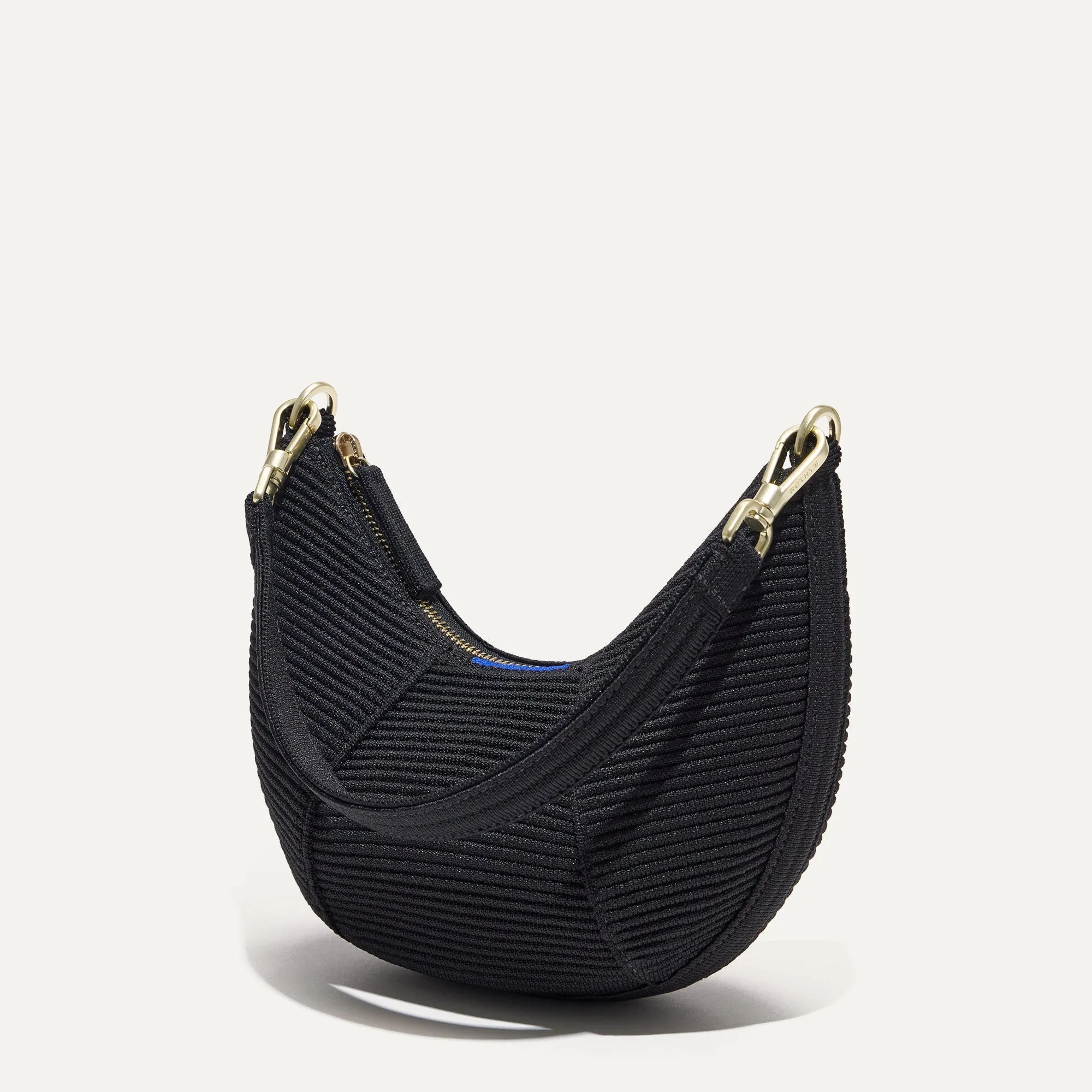 The Mini Crescent Bag - Black