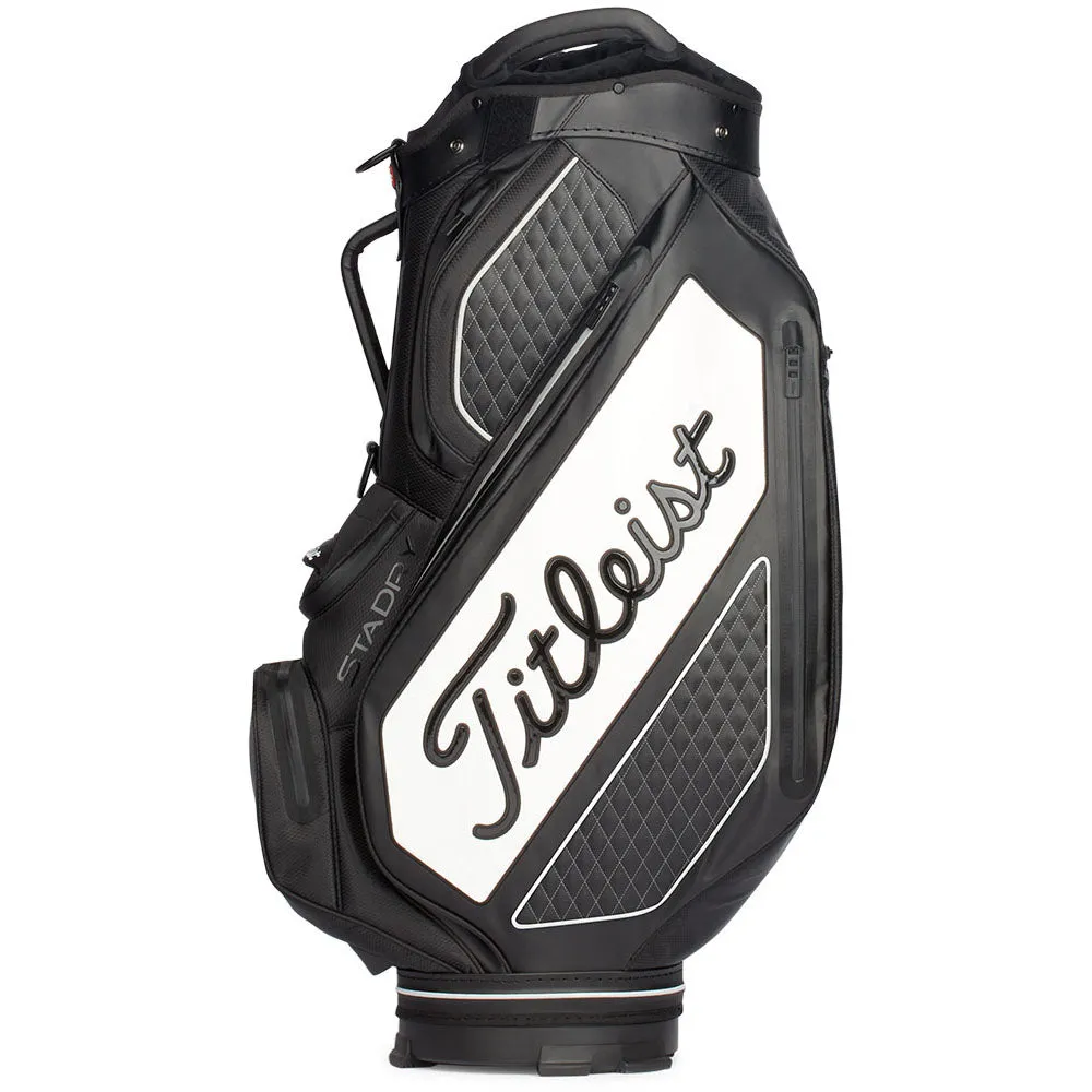 Titleist Tour Series Premium StaDry Waterproof Cart Bag - Black/White