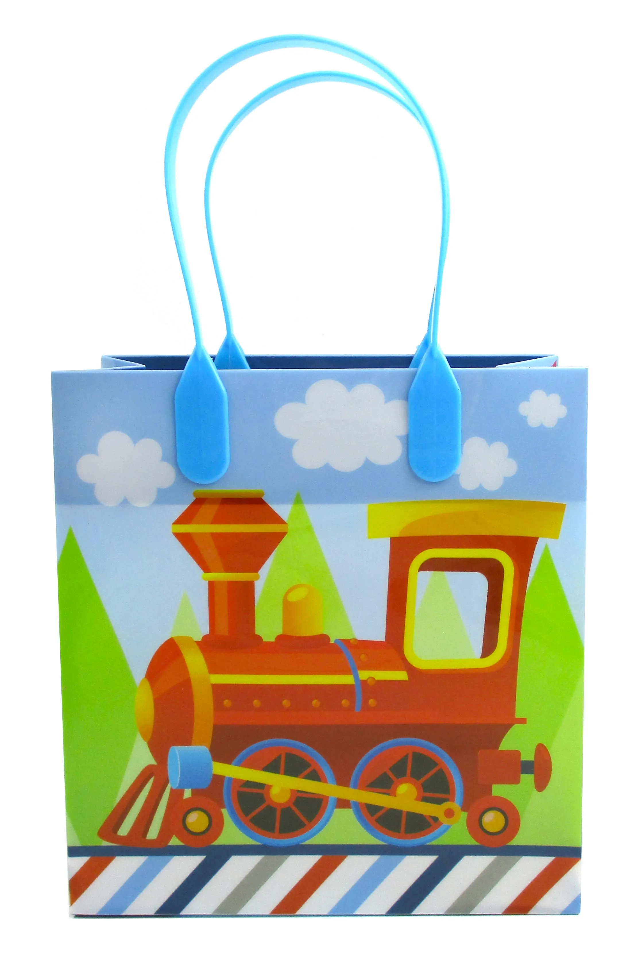 Train Party Favor Bags Treat Bags - 12 Bags