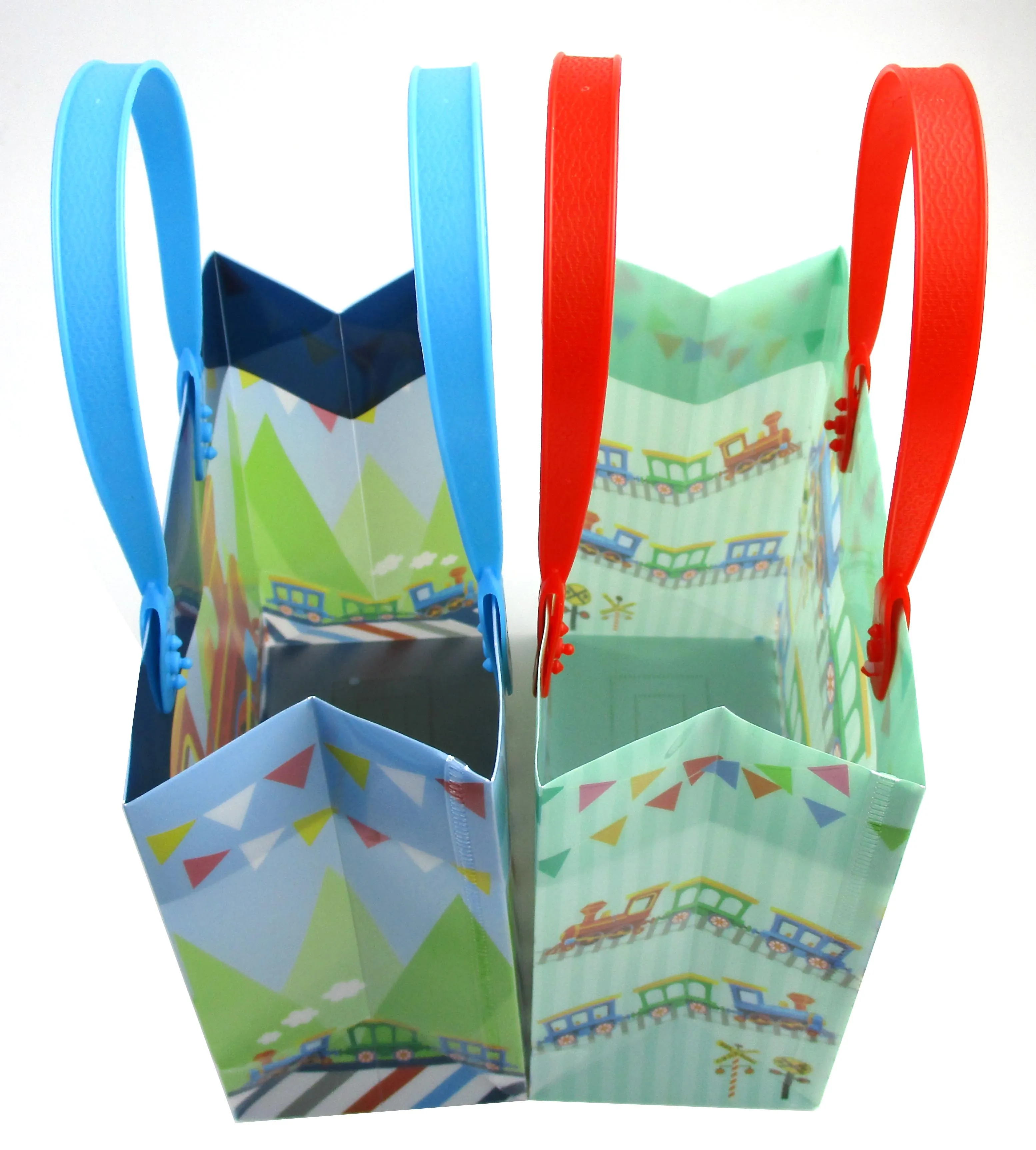 Train Party Favor Bags Treat Bags - 12 Bags