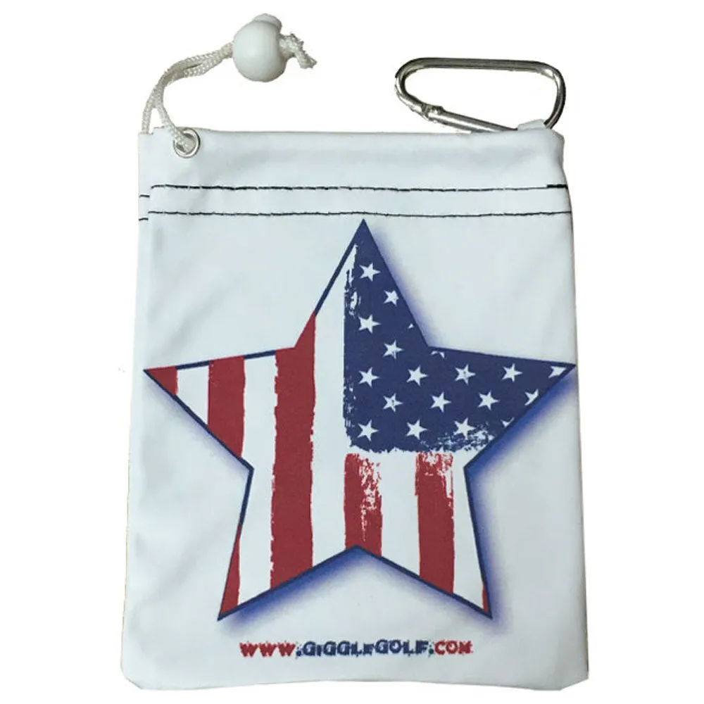 USA Flag Golf Tee Bag