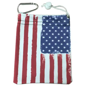 USA Flag Golf Tee Bag