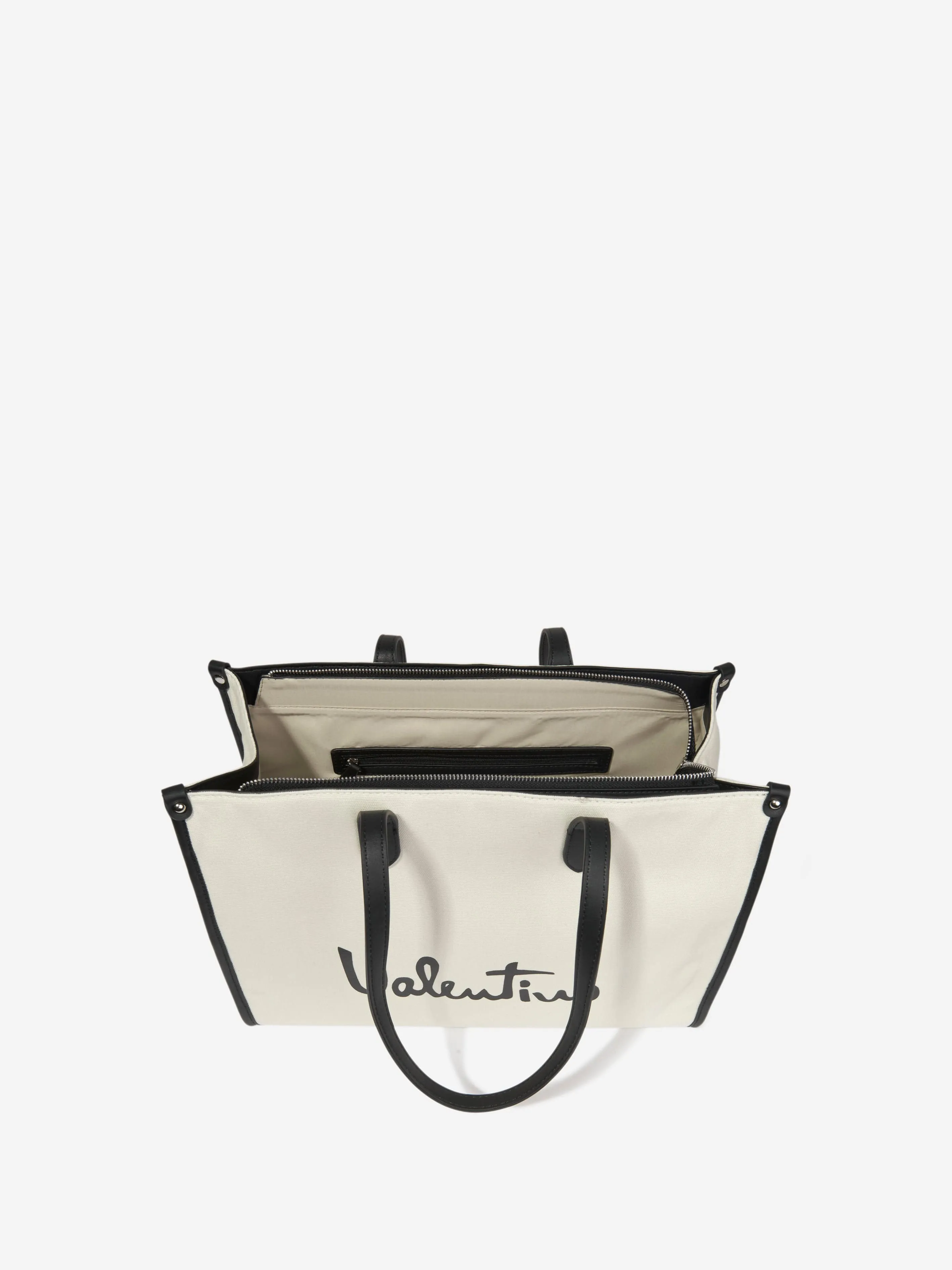 Valentino Girls Vacation Tote Bag in Ivory