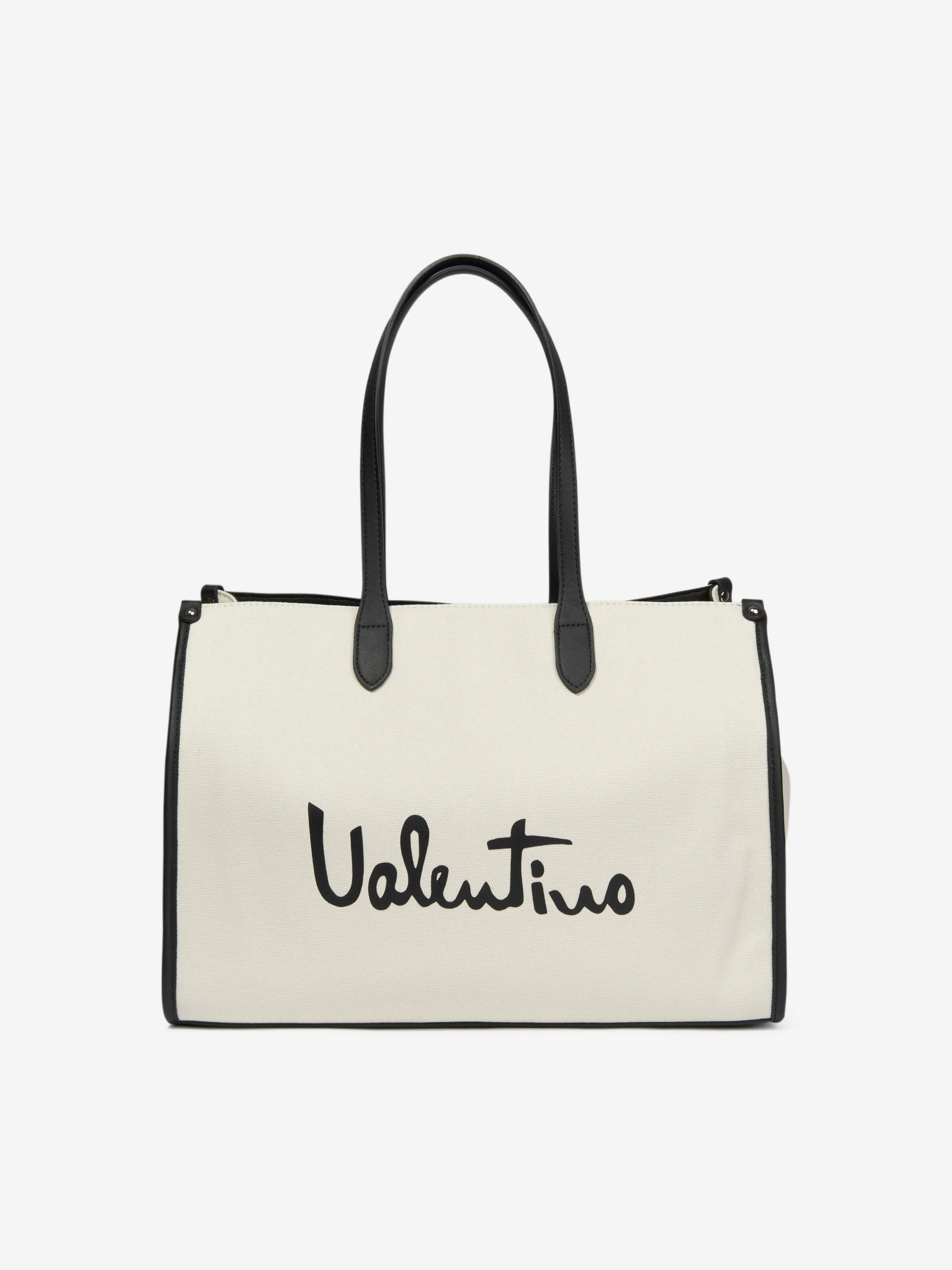 Valentino Girls Vacation Tote Bag in Ivory