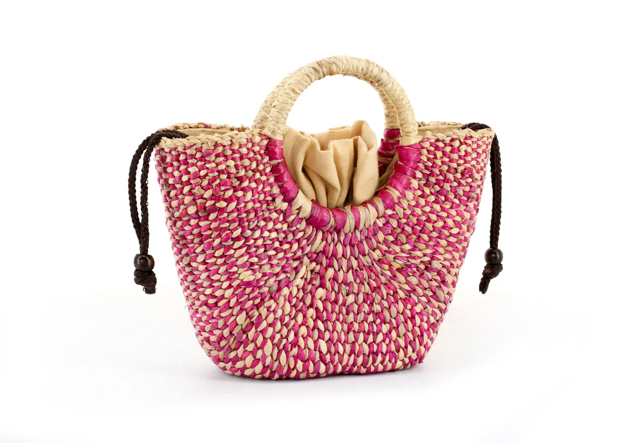 Water Hyacinth Mini Bag (Pink)