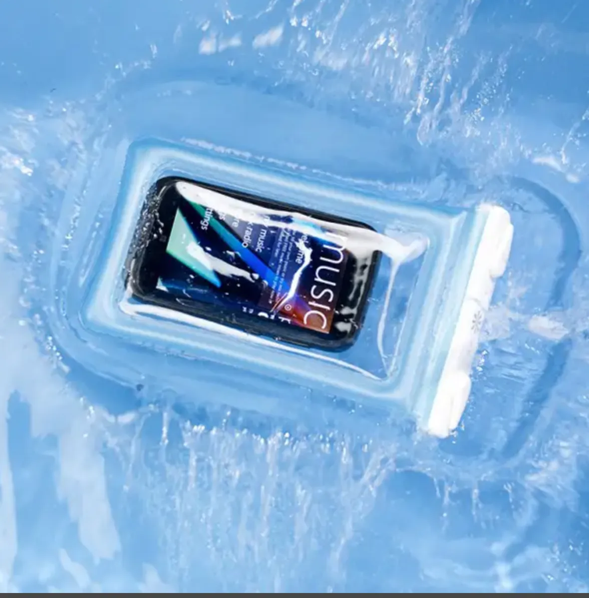 Waterproof Cell Phone Carrier-Record On Airplane Mode!