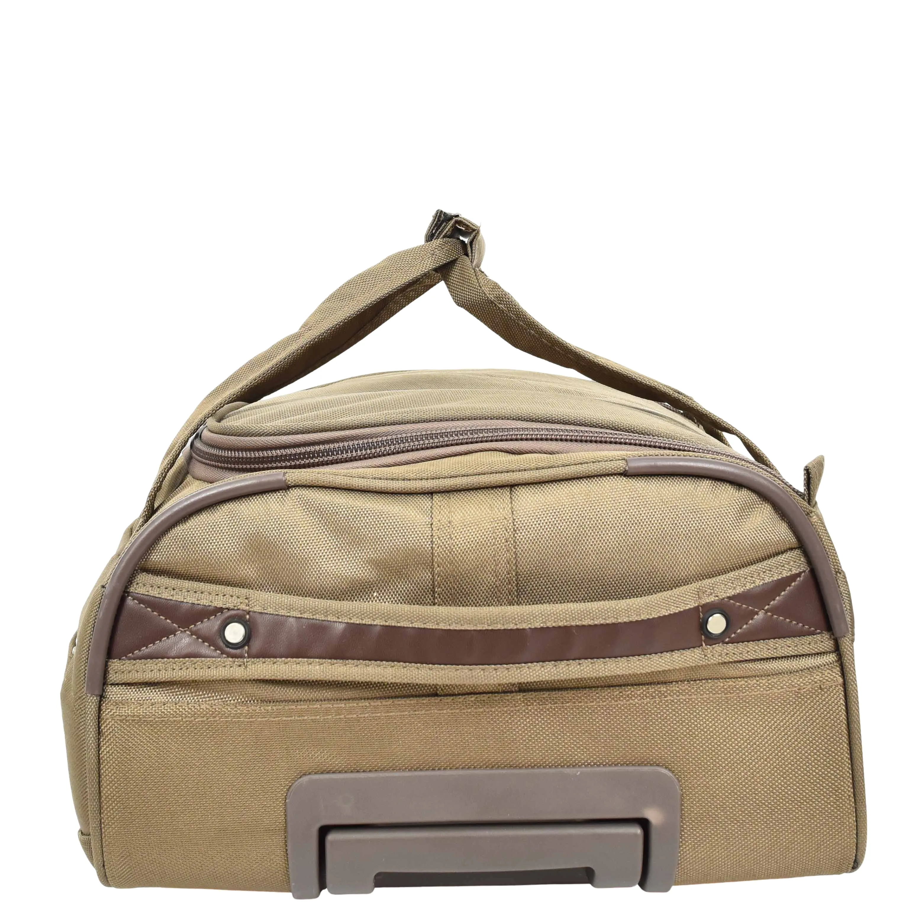 Wheeled Holdall Duffle Mid Size Bag HOL214 Beige