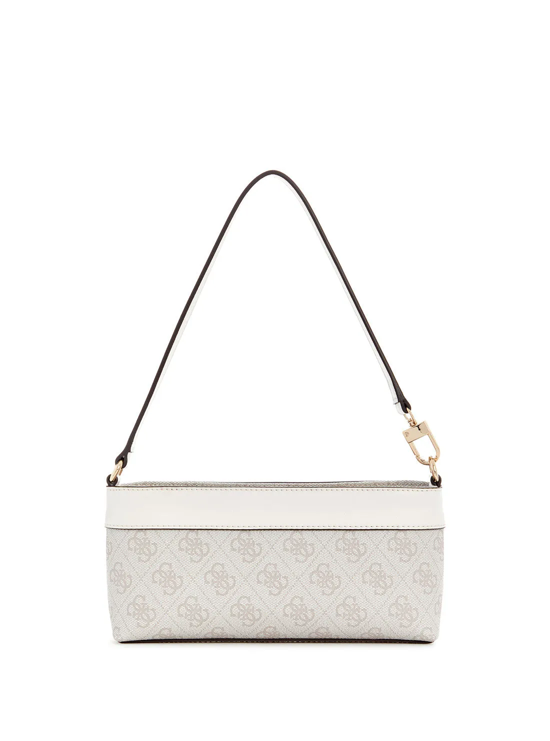 White Logo Cristiana Mini Shoulder Bag