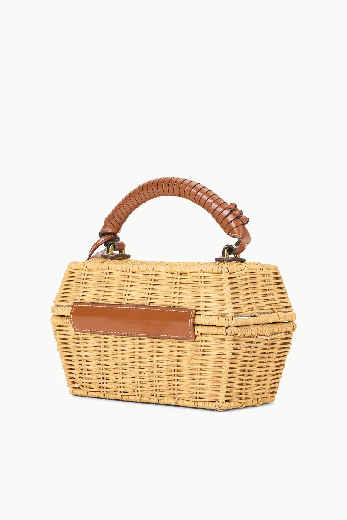 WICKER TACKLE BOX BAG | NATURAL