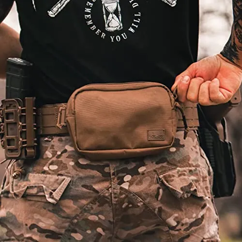 WOLF TACTICAL Fanny Pack for Men Dangler Pouch Concealed Carry