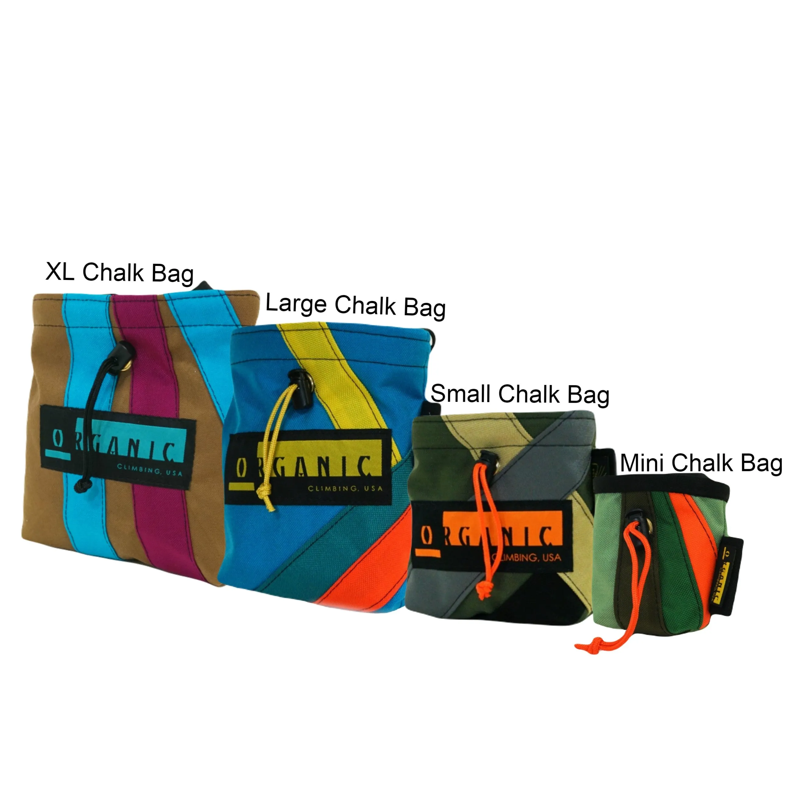 XL ( 2" Width) Chalk Bag - Customizable Colors