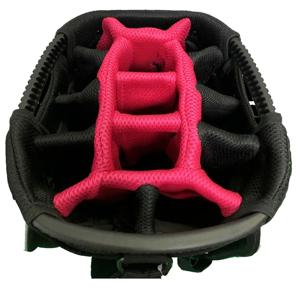 Yonex Waterproof Cart Bag - Black/Pink